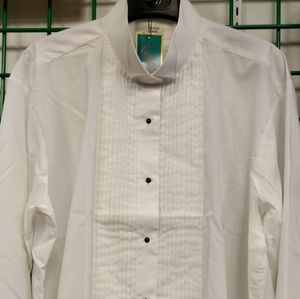New 2pcs Casino Look texedo shirt NWOT